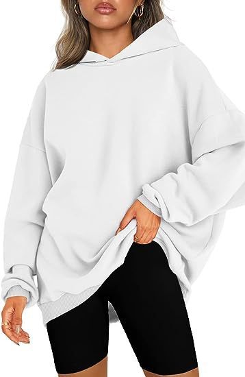 Women's Hooded Cotton Pullover Oversized Sweatshirt
