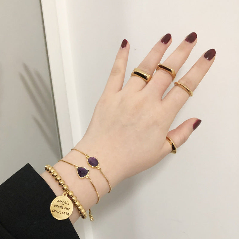 Geometrically Round Flat Simple Matching Ring