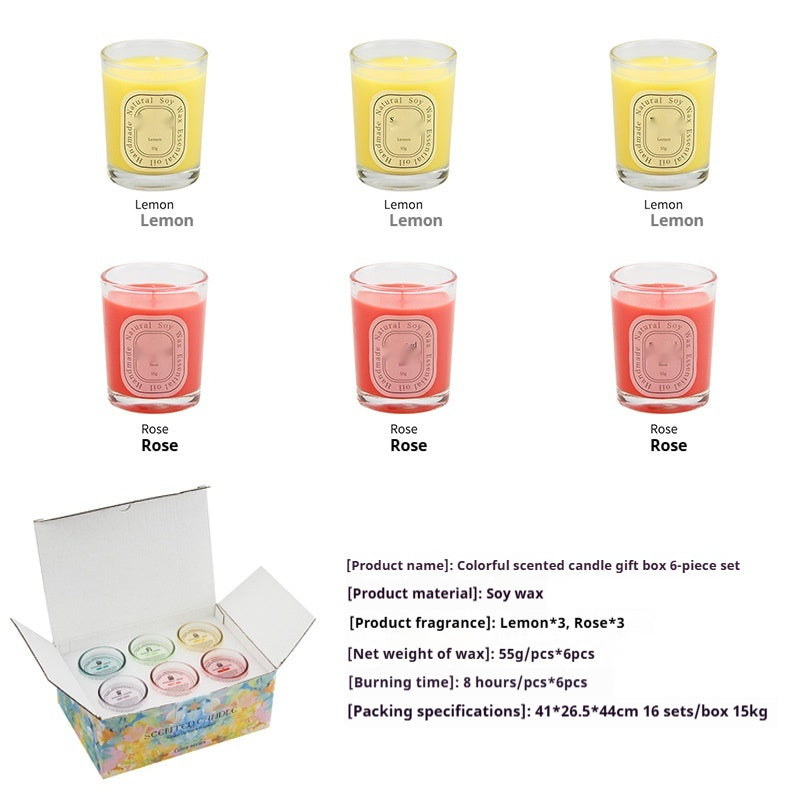 Dopamine Color Glass Aromatherapy Candle
