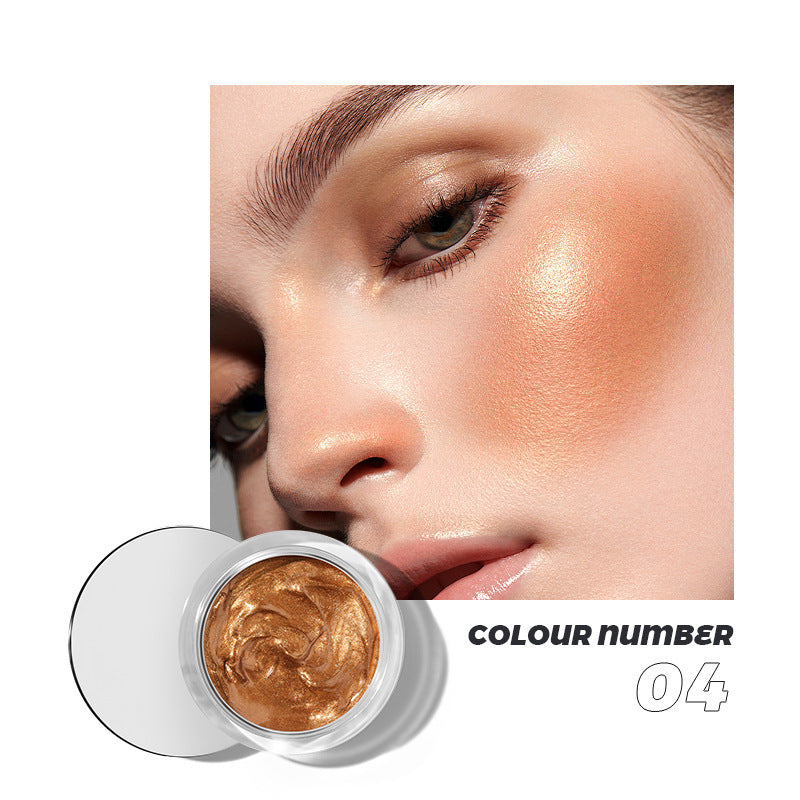 Pudaier10 Color Liquid Blush Dual-use Repair Natural Thin And Glittering Highlight