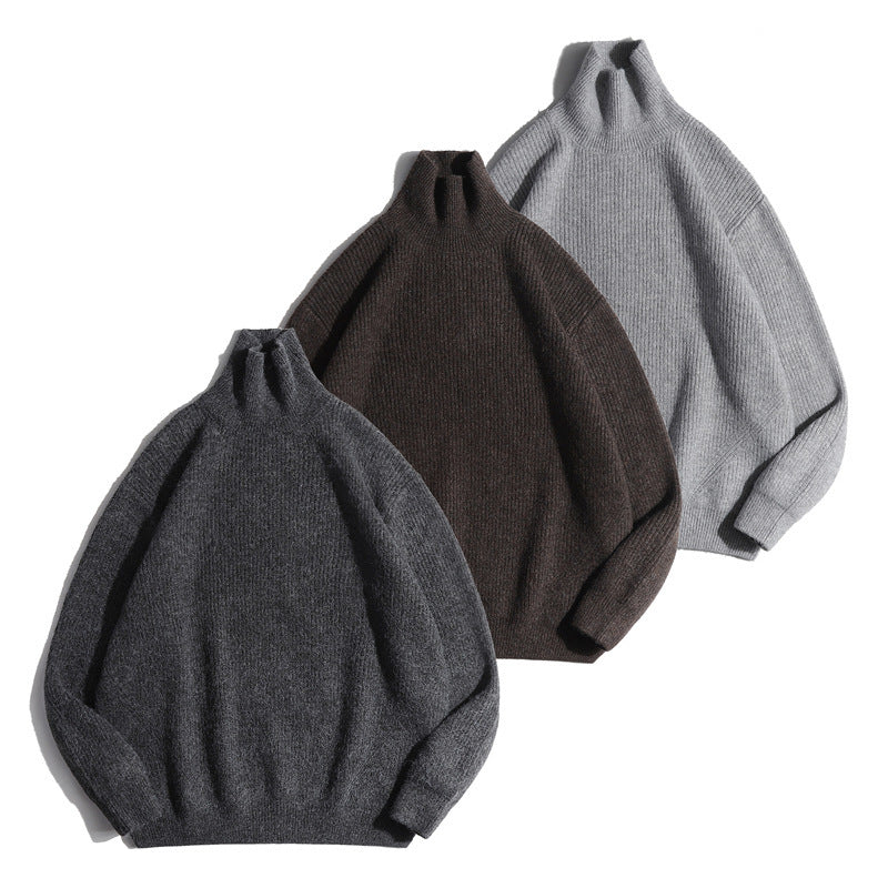 All-matching High Neck Sweater Loose Pullover