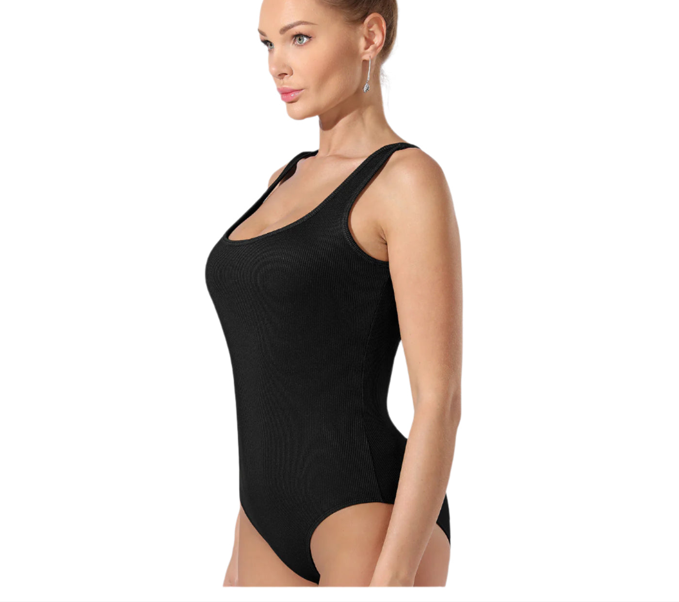 Women's Fashion Simple Solid Color Bodysuit