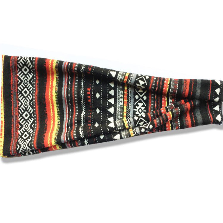 Printed sports headband yoga headband