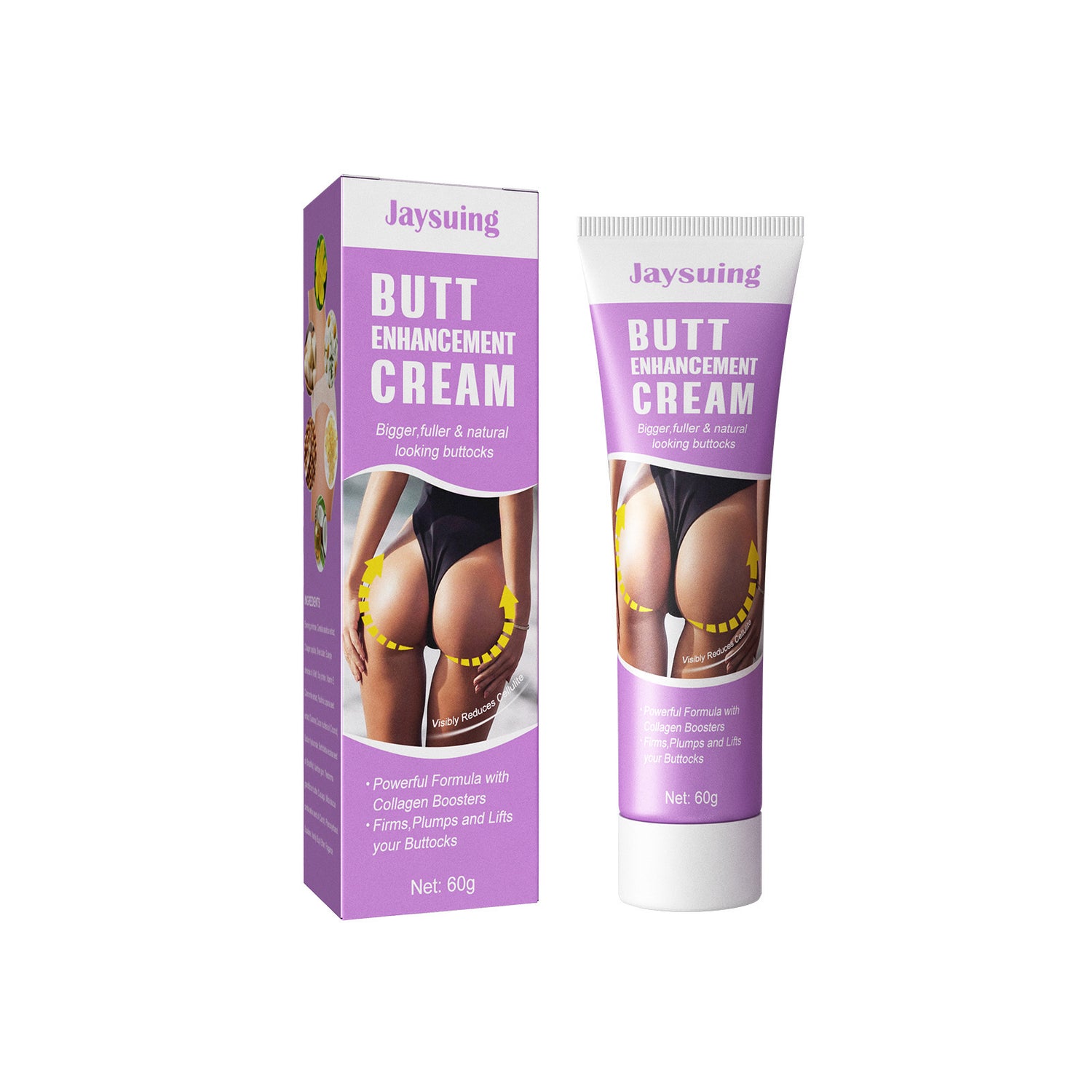 Curved Peach Buttocks Massage Cream