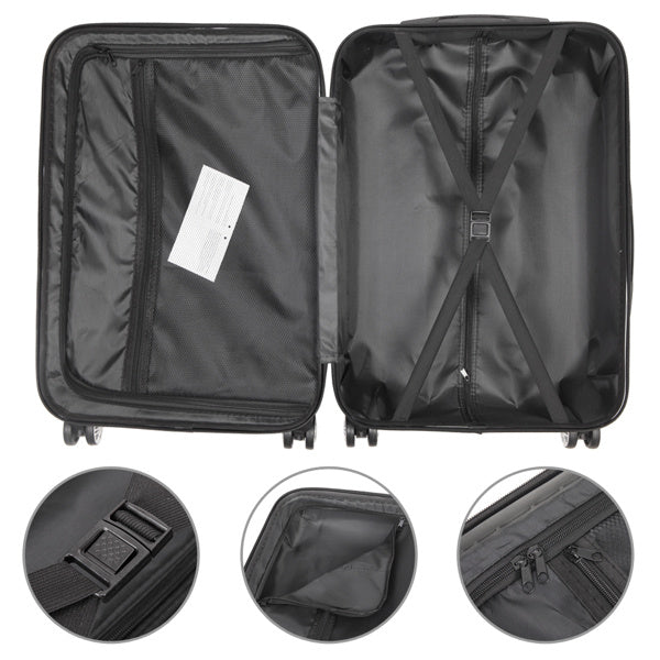 3-Piece Hardside Luggage Set, 20in, 24in, 28in