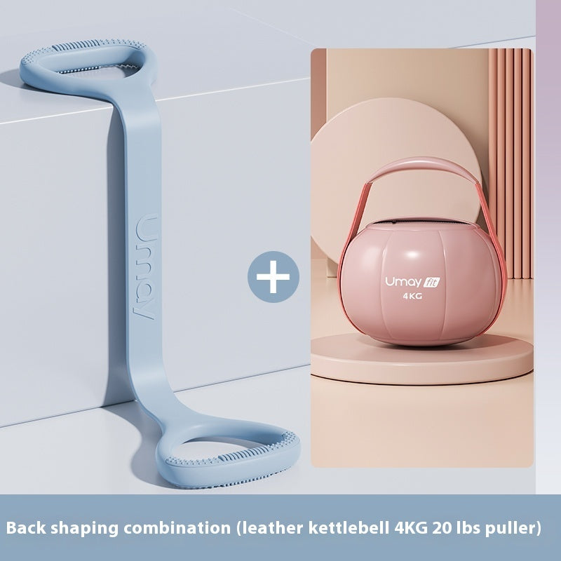 Chest Expander Women's Open Back Elastic Band Home Fitness Yoga Stretch