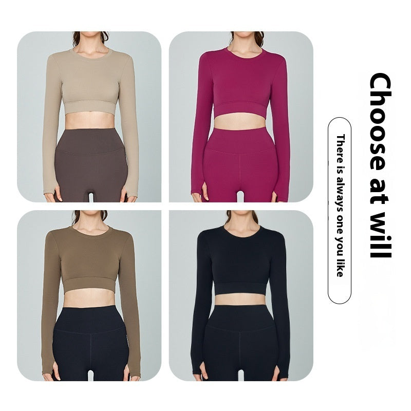 Semi-fixed Cup Running Fitness Skinny Exercise Top