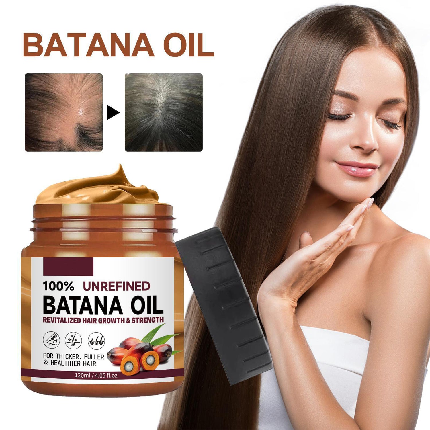Batana Oil From Honduras - Get Fuller, Thicker, Healthier Hair - Hair Nutrition