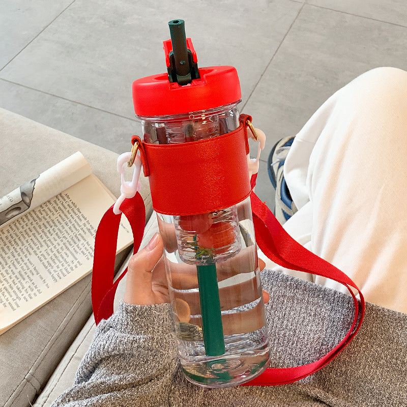 Tea Water Separation With Straw Large-capacity Water Cup