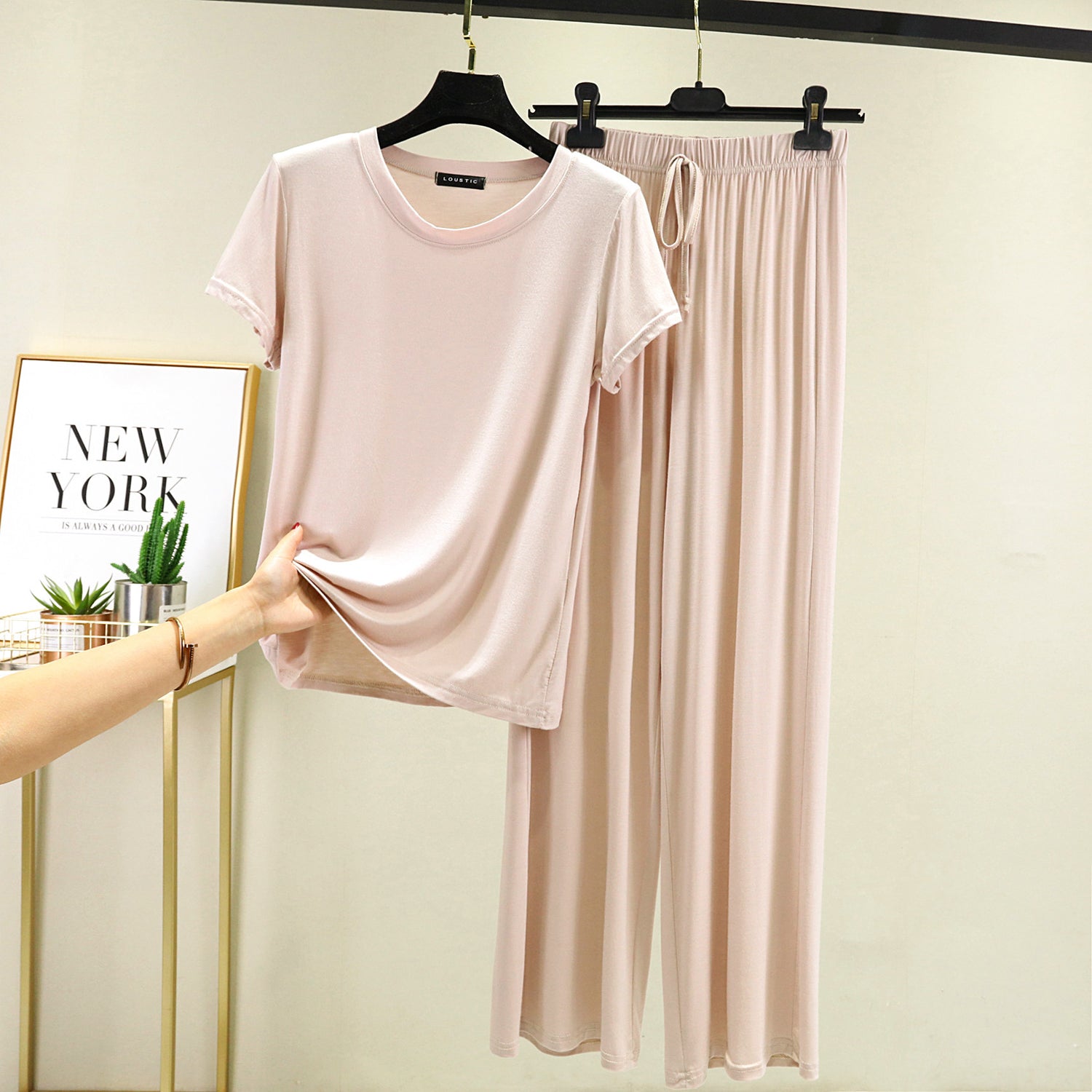 Women's Mordai Korean Style Casual Loose Plus Size Home Suit