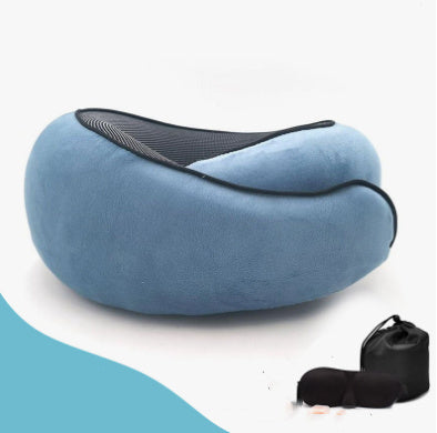 U-Shaped Memory Foam Headrest Travel Neck Pillow