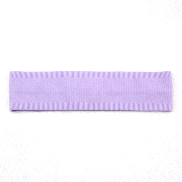 Non-slip Sports Antiperspirant Headband Nylon Monochromatic Headband Headwear