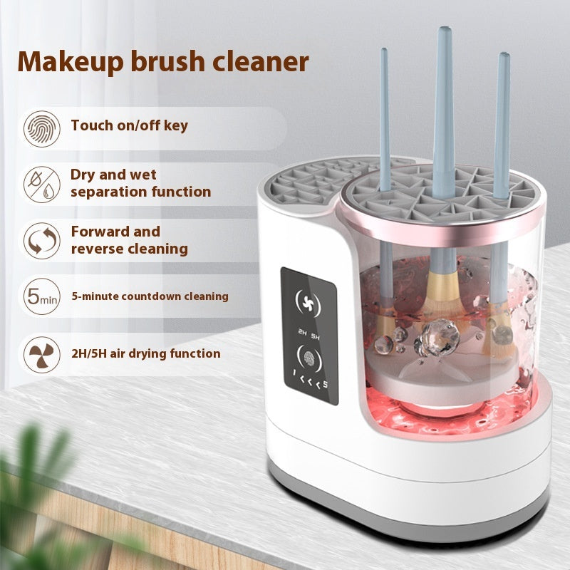 Automatic Makeup Brush Cleaning Device