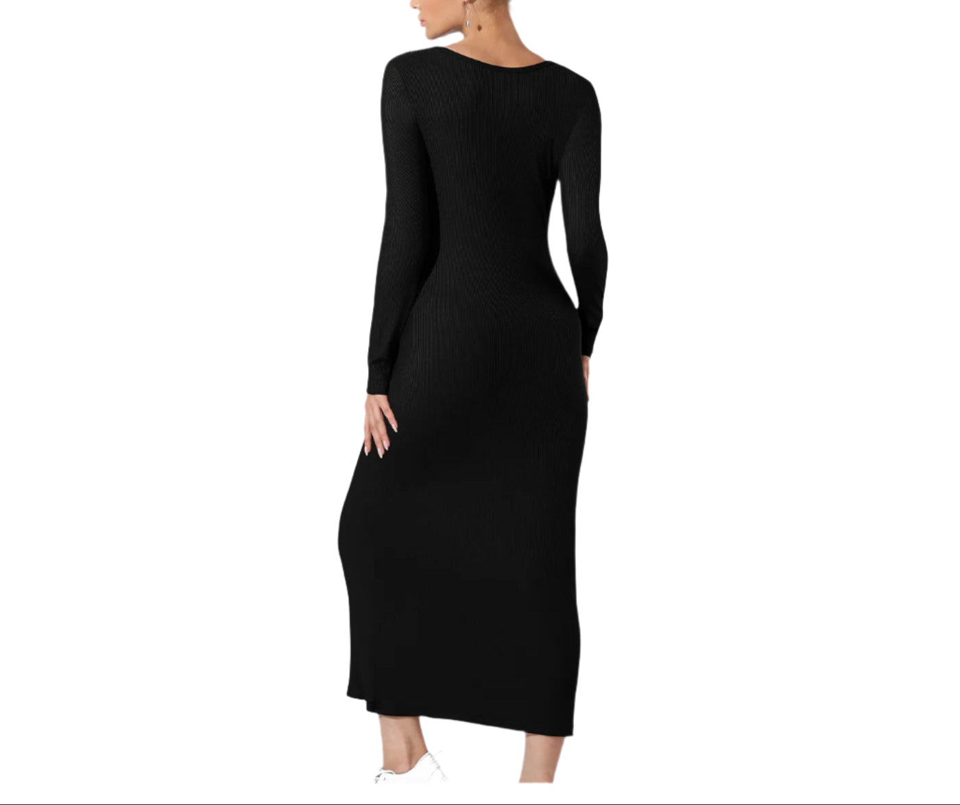 Women's Fashion Simple Solid Color Dress