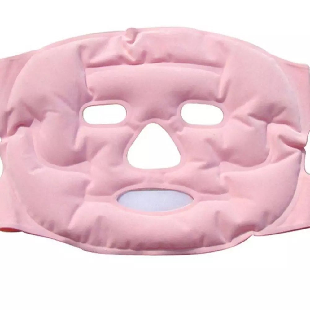 Hot Cold Therapy Tourmaline Ion Beauty Compress Face Mask
